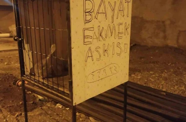 Çermik’te bir vatandaş israfı önlemek için ’bayat etmek dolabı’ yaptı 