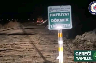 Çevreyi kirleten sürücüye 63 bin 592 lira ceza 