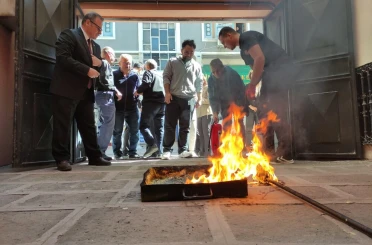 CİB Konya Bölge Müdürlüğünde yangın eğitimi ve tatbikatı