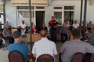 Çiftçilere tarımsal bilgilendirme 