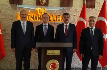 Çin Büyükelçisi Jiang Xuebin, Batman Valiliğini ziyaret etti