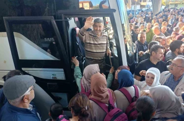 Çineli umreciler kutsal topraklara uğurlandı 