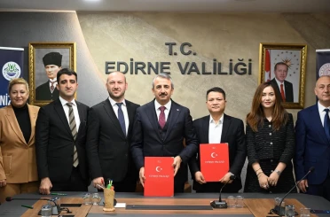 Çinli firma Edirne’de bin 660 kişiye istihdam sağlayacak 