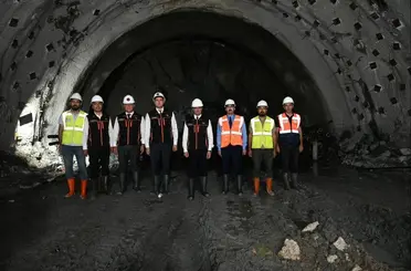 Çirişli Tüneli’nde kazı ve destek çalışmalarında yüzde 60, nihai beton çalışmalarında ise yüzde 49 seviyesine ulaşıldı
