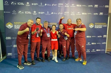 Cizreli milli boksör, Macaristan’da Avrupa şampiyonu oldu 