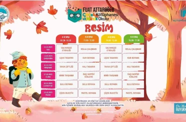 Çocuk kütüphanesinde renkli atölyeler 