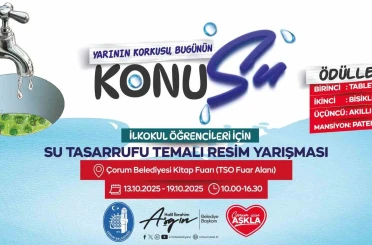 Çocuklar "su tasarrufu" konulu resimlerle yarışacak 