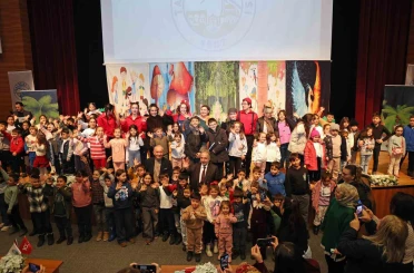 Çocuklar Yalçın Başkan’ın karne hediyesi ile eğlendi 