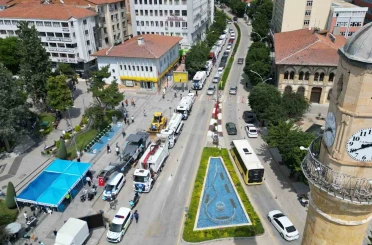 Çorum Belediyesi 83 milyon liralık yeni araç filosunu hizmete aldı 