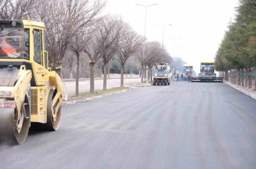 Çorum OSB’ye bin 700 ton asfalt serildi 