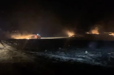 Çorum’da alevlere teslim olan 300 dönüm mera küle döndü 