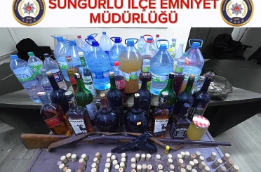 Çorum’da yılbaşı öncesi sahte alkol operasyonu: 3 gözaltı 