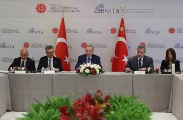 Cumhurbaşkanı Erdoğan, ABD’li düşünce kuruluşu temsilcileriyle buluştu
