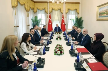 Cumhurbaşkanı Erdoğan, Balkan Barış Platformu üyelerini kabul etti 