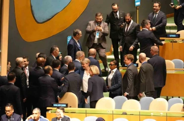 Cumhurbaşkanı Erdoğan, BM’de Suriye Devlet Başkanı eş-Şara ile sohbet etti 