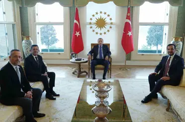 Cumhurbaşkanı Erdoğan, Çekmeköy Belediye Başkanı Çerkez’i kabul etti