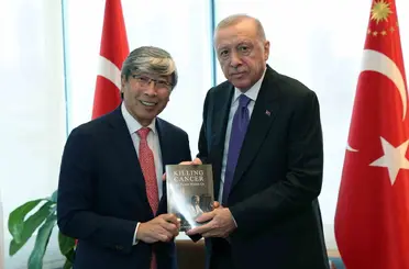 Cumhurbaşkanı Erdoğan, Doktor Patrick Soon-Shiong’u kabul etti