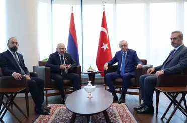 Cumhurbaşkanı Erdoğan, Ermenistan Başbakanı Paşinyan’ı kabul etti