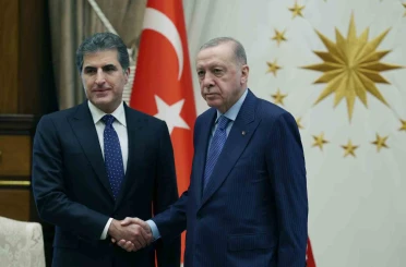 Cumhurbaşkanı Erdoğan, IKBY Başkanı Barzani’yi kabul etti