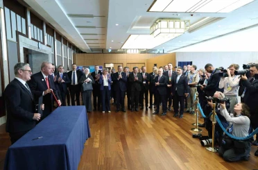 Cumhurbaşkanı Erdoğan, İngiltere Başbakanı Starmer ile bir araya geldi 