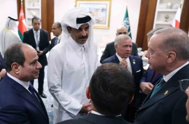 Cumhurbaşkanı Erdoğan, Katar Emiri El Sani ile görüştü 