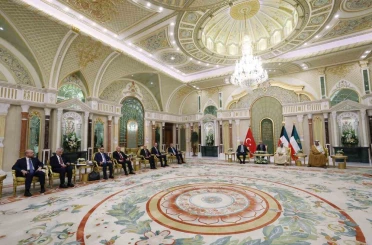 Cumhurbaşkanı Erdoğan, Kuveyt Emiri es Sabah ile görüştü 