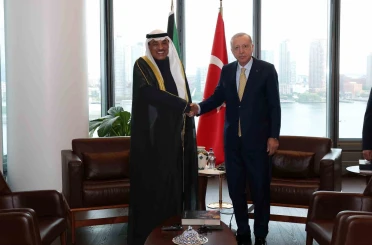 Cumhurbaşkanı Erdoğan, Kuveyt Veliaht Prens Sabah Halid es-Sabah’ı kabul etti 