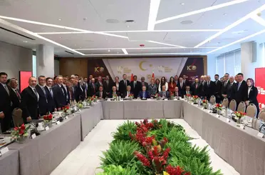 Cumhurbaşkanı Erdoğan, New York’ta iş adamlarıyla bir araya geldi