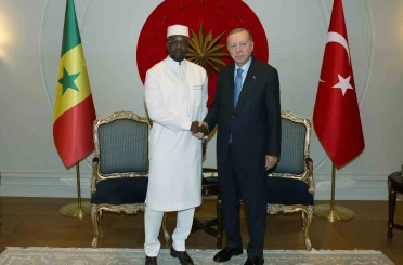 Cumhurbaşkanı Erdoğan, Senegal Başbakanı Sonko’yu kabul etti 