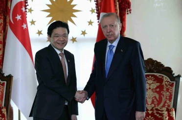 Cumhurbaşkanı Erdoğan, Singapur Başbakanı Lawrence Wong’u kabul etti