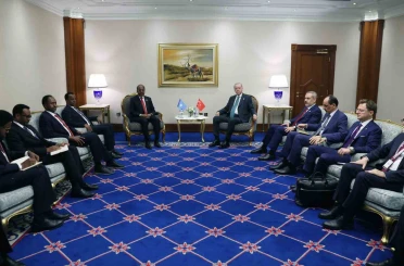 Cumhurbaşkanı Erdoğan, Somali Cumhurbaşkanı Şeyh Mahmud ile görüştü 