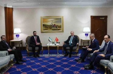 Cumhurbaşkanı Erdoğan, Suriye Cumhurbaşkanı Şara ile görüştü 