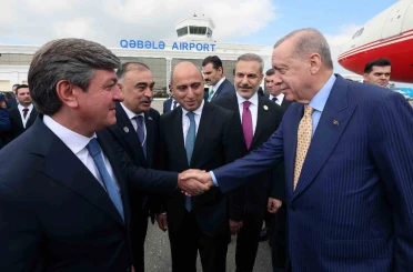 Cumhurbaşkanı Erdoğan, TDT Zirvesi’ne katılmak üzere Azerbaycan’da 