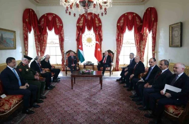 Cumhurbaşkanı Erdoğan, Ürdün Kralı 2. Abdullah ile bir araya geldi 