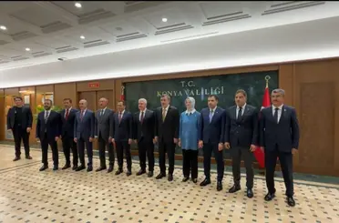 Cumhurbaşkanı Yardımcısı Cevdet Yılmaz  Konya'ya geldi