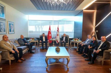 Cumhurbaşkanı Yardımcısı Yılmaz, KKTC’deki temaslarını tamamladı 