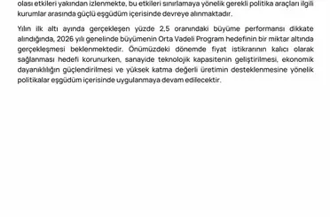 Cumhurbaşkanı Yardımcısı Yılmaz: "Yıllıklandırılmış milli gelirimiz 1,71 trilyon dolara yükselmiştir"

