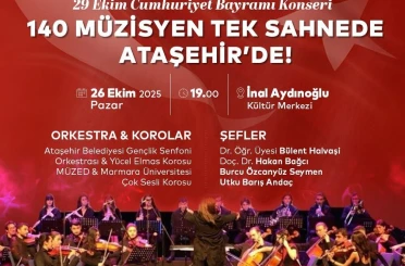 Cumhuriyetin 102. yılında 140 müzisyen aynı sahnede buluşuyor 