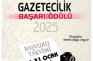 DAGC gazetecileri ödüllendirecek 