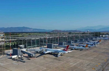 Dalaman Havalimanı 9 ayda 4 milyon 741 yolcuya hizmet verdi 