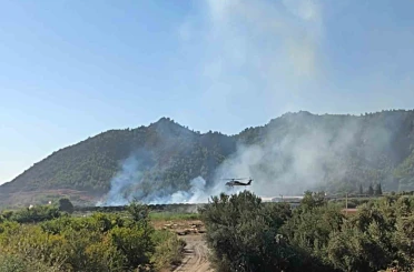 Dalaman’da tarım alanındaki yangın kısa sürede söndürüldü 