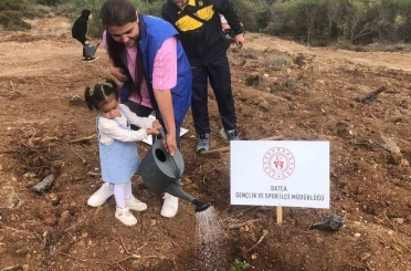 Datça’da fidanlar toprakla buluştu 