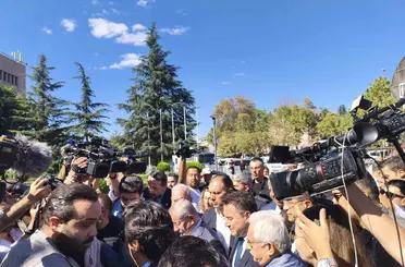 Davutoğlu ifade vermek üzere Ankara Adliyesi’ne geldi