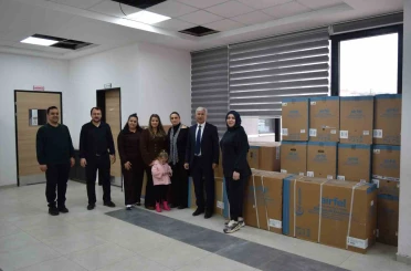 Dayanışmayla okula 26 adet klima kazandırıldı 