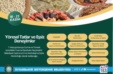 DBB Mezopotamya Gurme Fuarında Diyarbakır mutfağını tanıtacak