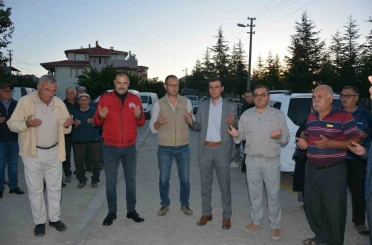 Demirci ilk kez semt pazarı kuruldu 