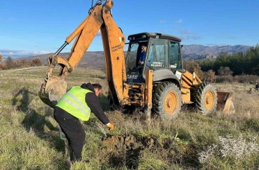 Demirci’de atıl araziler tarıma kazandırılıyor 