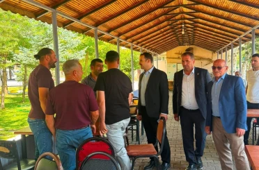 Demirözü Kaymakamı Ahat’ın Gökçedere mesaisi 