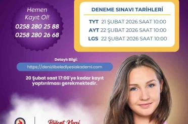 Denizli gençlere dijital eğitim desteği 