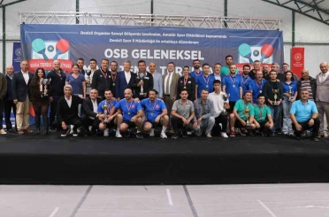 Denizli OSB 6. Masa Tenisi Turnuvası şampiyonları belli oldu